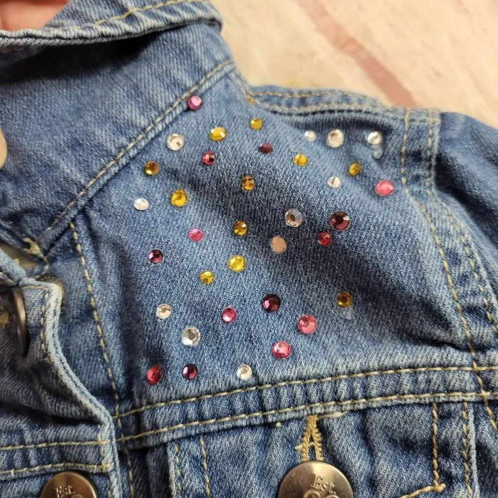 Children's Place denim jacket XS4